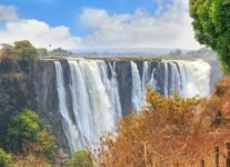 Viktoriafälle während einer Simbabwe Safari Reise